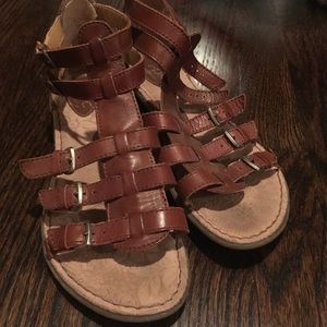 Light brown gladiator sandals, B.O.C brand